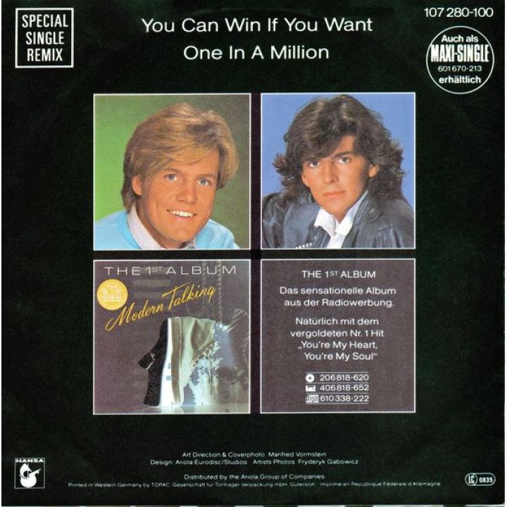 You Can Win If You Want (Special Single Remix)